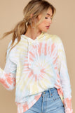 8 Retro Fantasy Daybreak Spiral Tie Dye Hoodie at reddress.com