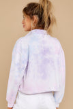 10 Let's Be Real Bubble Berry Tie Dye Crop Pullover at reddress.com