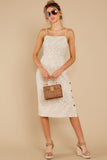 5 Halsey Beige Leopard Print Midi Dress at reddress.com