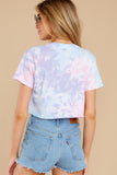 7 Totally Rad Purple Multi Tie Dye Tee at reddress.com