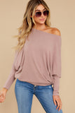 6 Like A Melody Dark Mauve Tunic Top at reddress.com