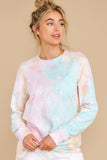 5 Summer In Sav Apricot Multi Tie Dye Top at reddress.com