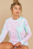 4 Summer In Sav Seafoam Multi Tie Dye Top at reddress.com