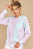 2 Summer In Sav Seafoam Multi Tie Dye Top at reddress.com