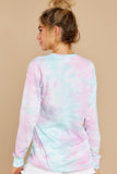 3 Summer In Sav Seafoam Multi Tie Dye Top at reddress.com