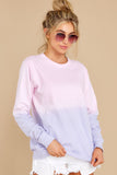 4 Feeling Is Mutual Baby Pink Ombre Top at reddress.com