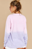 7 Feeling Is Mutual Baby Pink Ombre Top at reddress.com