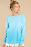 6 Feeling Is Mutual Sea Blue Ombre Top at reddress.com