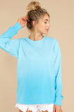 5 Feeling Is Mutual Sea Blue Ombre Top at reddress.com