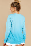 7 Feeling Is Mutual Sea Blue Ombre Top at reddress.com