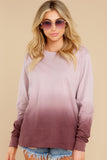 5 Feeling Is Mutual Rosewood Ombre Top at reddress.com