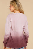 7 Feeling Is Mutual Rosewood Ombre Top at reddress.com