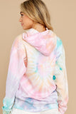 8 New Sensations Margarita Bomb Spiral Tie Dye Hoodie at reddress.com