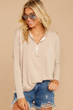 4 Updated Status Taupe Quarter Zip Pullover at reddress.com
